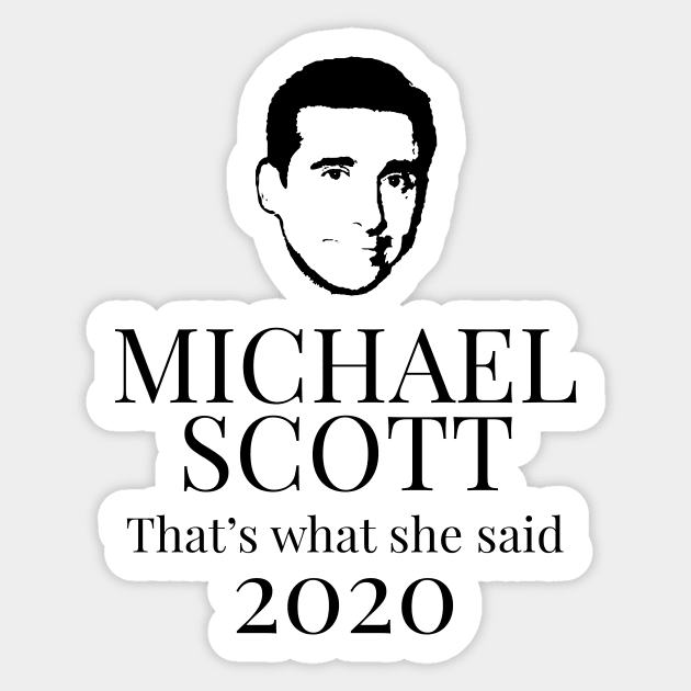 Michael scott 2020 Sticker by sunima